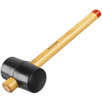 Киянка резиновая с деревянной ручкой 0,45 кг, 65 мм